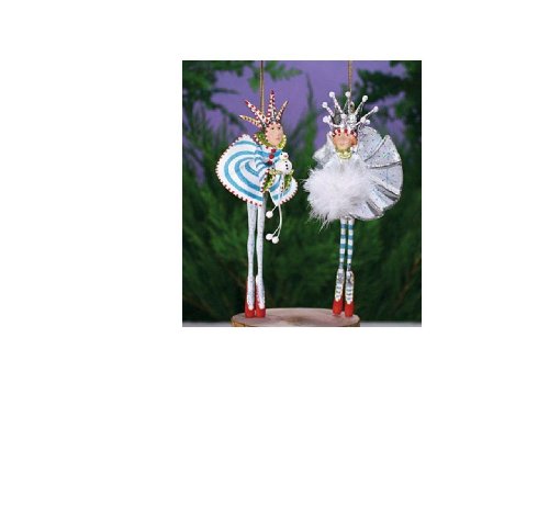 Patience Brewster Snow King and Queen Ornament Set 08-30903