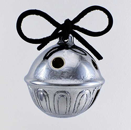 Silver Christmas Ornament Sleigh Bell, Jingle Bell Express From Santa’s Sleigh Bells