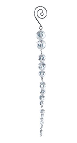 Sage & Co. XAO10907CL Crystal and Clear Icicle Ornament