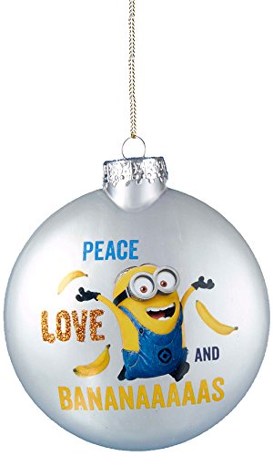Kurt Adler Despicable Me Disc Ornament with Decal, 80mm