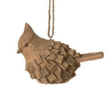 4″ In the Birches Woodland Pinecone Inspired Bird Christmas Ornament