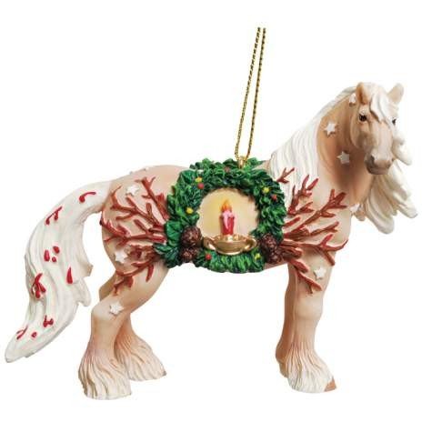 Horse of a Different Color Holiday Traditions Clydesdale Horse 2.75″ Ornament in Tin