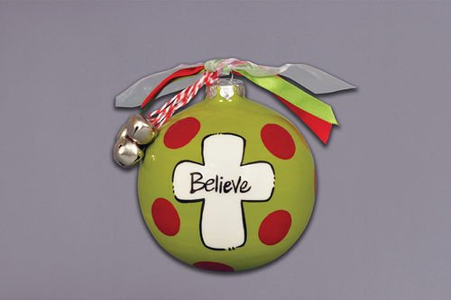 “Believe” Holiday Ornament