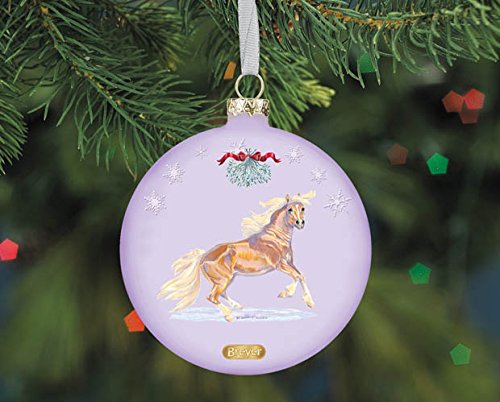 BREYER ★ ARTIST SIGNATURE GLASS ORNAMENT ★ 2015 HOLIDAY HORSE ★ LIMITED EDITION