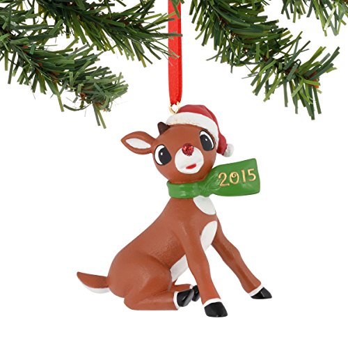 Department 56 Rudolph Christmas Rudy Dated Scarf 2015 Ornament