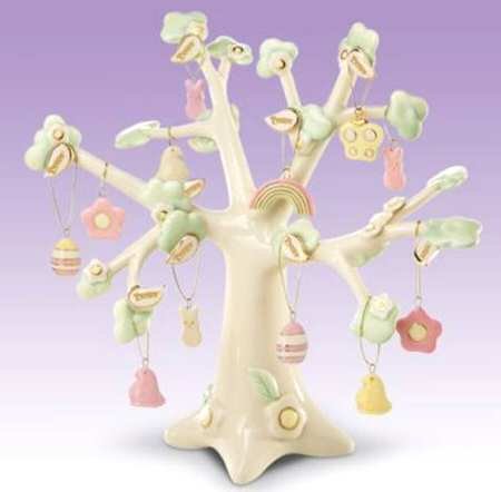 Lenox Easter PEEPS Miniature Set of Ornaments and Ornament Tree