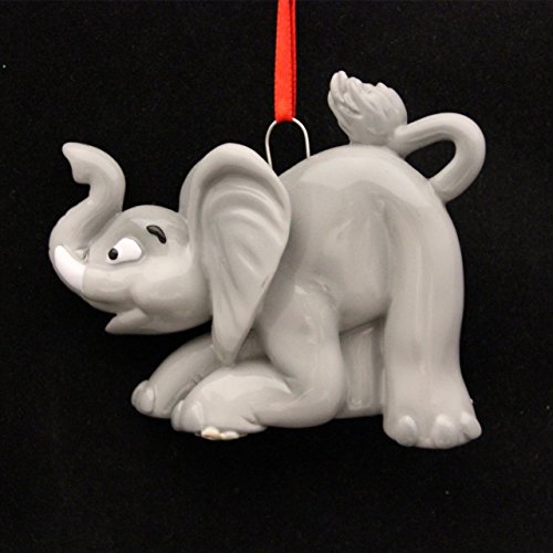 4279 Elephant Hand Personalized Christmas Ornament