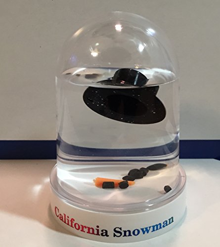 California Snowglobe Original Melted Snowman Snow Globe