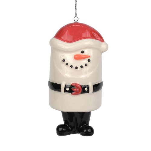 Department 56 Dear Santa Christmas Décor Snowman Bell Ornament, 3.25-Inch