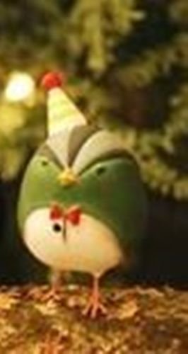 One Hundred 80 Degrees Woodland Bird Ornament, Choice of Styles (green)