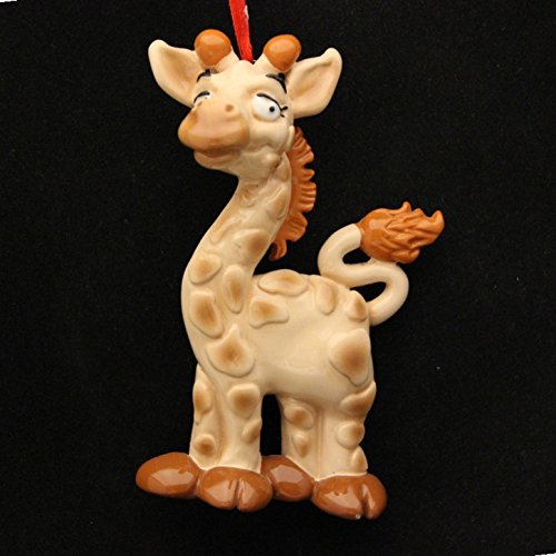 Giraffe Personalized Christmas Tree Ornament