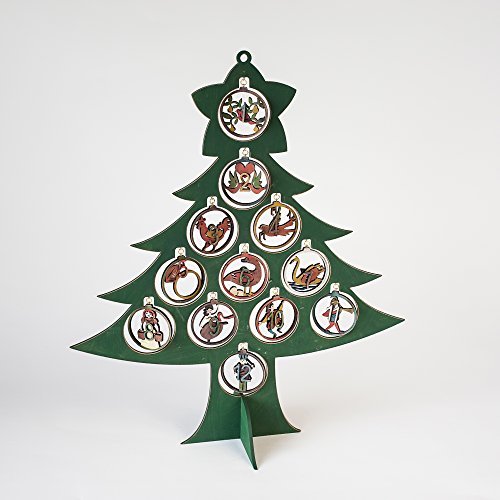 12 Days of Christmas Tree and Ornaments