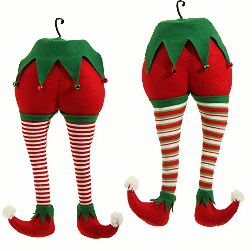 RAZ Imports – Peppermint Toy – 20″ Christmas Elf Christmas Tree Ornament All Colors (Both Ornaments)