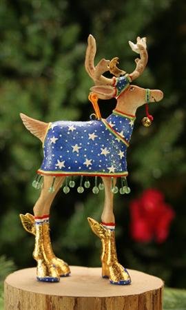 Patience Brewster Dashaway Comet Reindeer Ornament