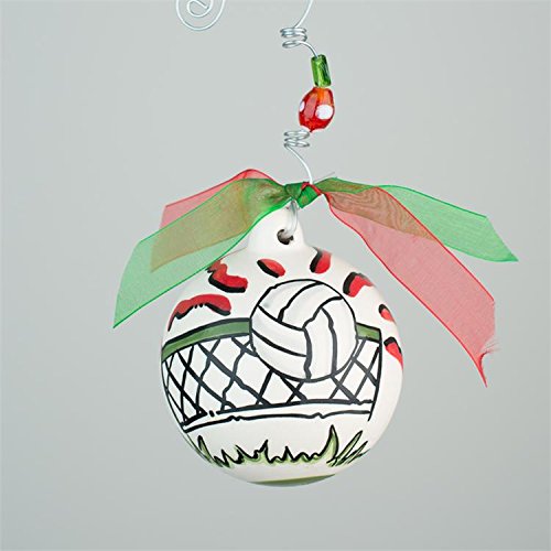 Glory Haus Volleyball Ball Ornament, 4-Inch
