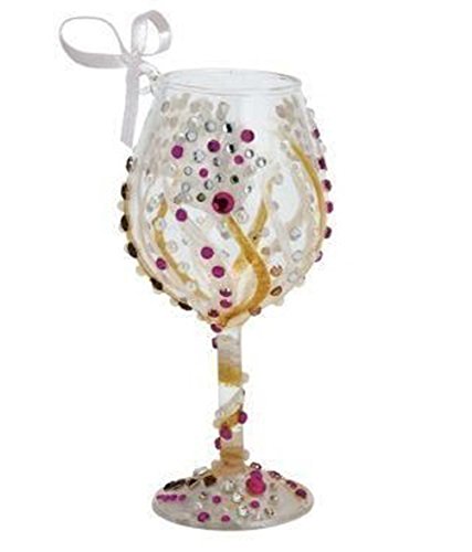 Lolita Santa Barbara Mini Wine Glass Christmas Holiday Ornament – 10th Anniversary
