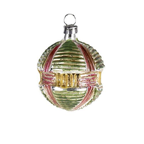 Vintage mouthblown Christmas Miniature glass ornament “Humming Top” by MAROLIN® Germany