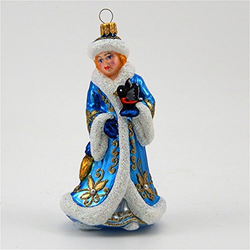 Snow Maiden – Polish Blown Glass Ornament