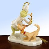 Lenox Dr. Seuss All I Need is a Reindeer Grinch Ornament NEW in Box