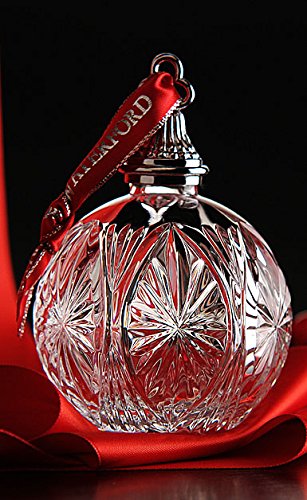 Waterford 2014 Clear Crystal Ball Ornament