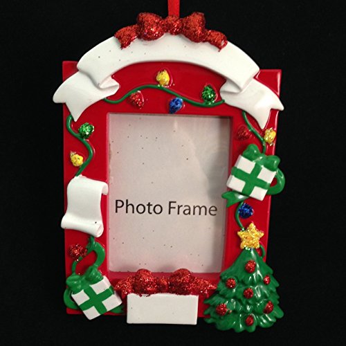 Decorated Christmas Picture Frame Ornament