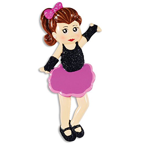 Tap Dancer Personalized Christmas Tree Ornament