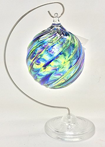 Glass Eye Studio Clear Glass Base Single 7″ Ornament Stand