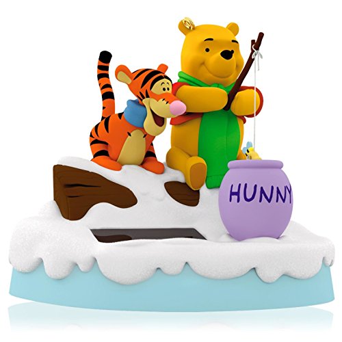 Disney Winnie the Pooh and Tigger Ice Fishin’ Friends Ornament 2015 Hallmark