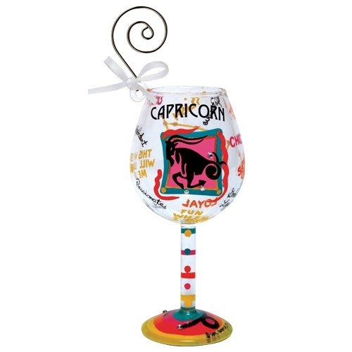 Santa Barbara Design Studio Lolita Holiday Mini-Wine Ornament, Capricorn