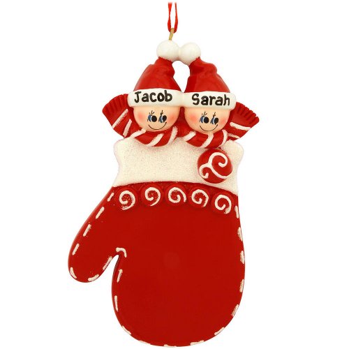 Mitten Family of 2 Ornament