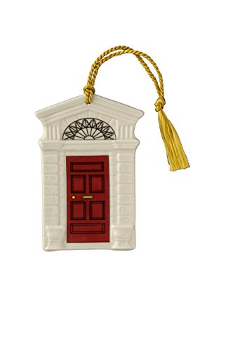 Belleek Georgian Red Door Ornament