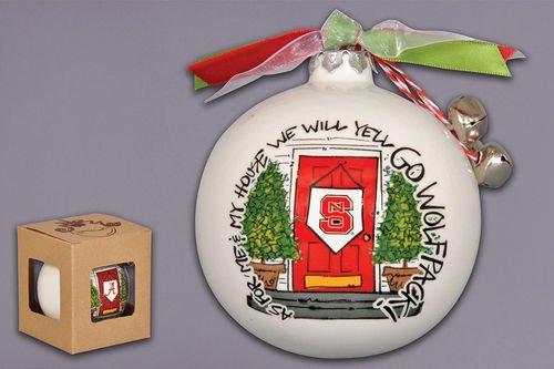 “As For Me And My House” Holiday Ornament (NC State Wolfpack)