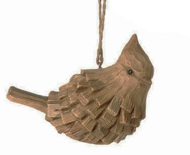4″ In the Birches Pinecone Inspired Bird Christmas Ornament