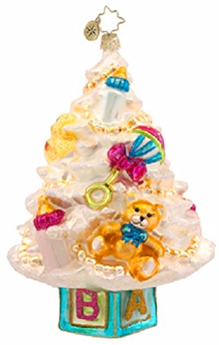 Christopher Radko Newborn Tree Christmas Ornament
