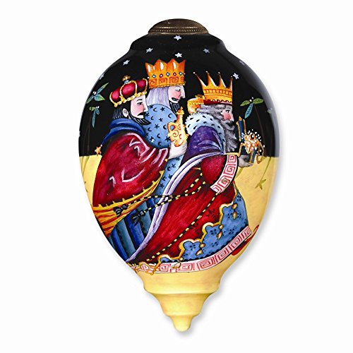 Ne’Qwa Art Seek and You Will Find – Glass Ornament Hand-Painted Reverse Painting Distinctive 700-NEQ