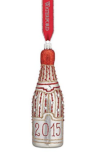Waterford Our First 2015 Champagne Bottle Ornament