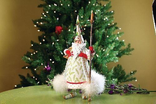 Patience Brewster Candlelight Santa Figure – Krinkles Christmas Décor New 08-30686
