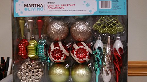 Frosted Traditions Assorted Shatter-Resistant Ornament (72-Piece)
