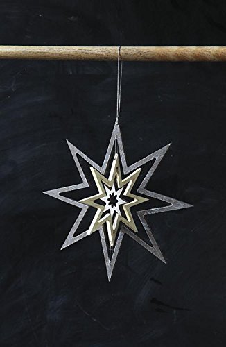 14″L x 13-3/4″H North Star Ornament