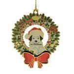 ChemArt 3.25″ Collectible Keepsakes 2015 Puppy’s 1st Christmas Dog Ornament