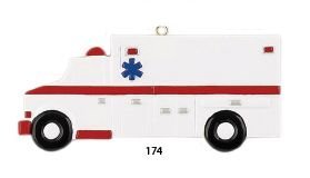 Ambulance Personalized Ornament