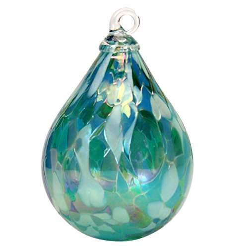 Glass Eye Studio Ornament Raindrop Jade Mosaic