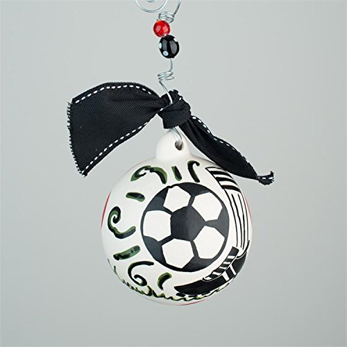 Glory Haus Soccer Ball Ornament, 4-Inch