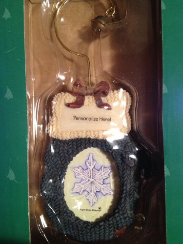 Boyds Bears Knitted Mitten Picture Frame Ornament