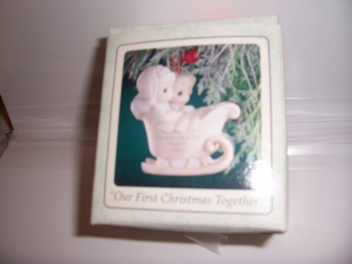 Precious Moments Figurine Ornament ~ Our First Christmas Together 1993 #530506