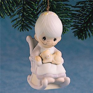 Precious Moments Miniature Ornament – The Purr-fect Grandma E0516