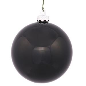 Vickerman 34800 – 2.75″ Black Shiny Ball Christmas Tree Ornament (12 pack) (N590717DSV)