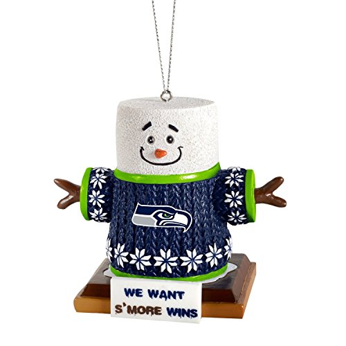 2015 NFL Football Team Logo Smores Holiday Tree Ornament – Pick Team (Seattle Seahawks)
