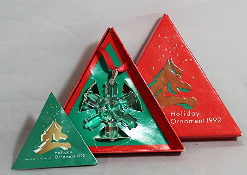 Swarovski Crystal Ornament, 1992 Annual Holiday