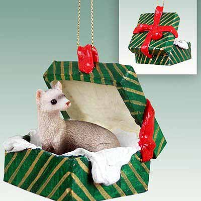 Ferret Gift Box Christmas Ornament – DELIGHTFUL!